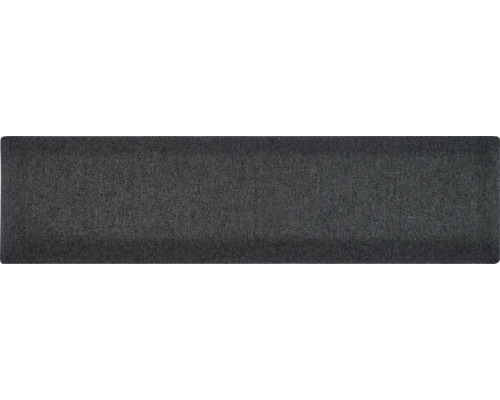 Čalouněný nástěnný Soft panel Luna 35 tmavě šedý 60x15 cm Tmavě šedá rohožka