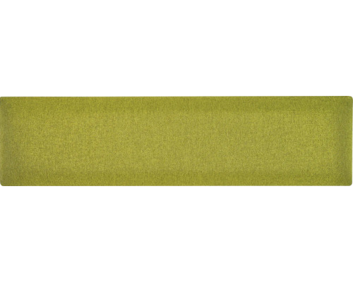 Čalouněný nástěnný Soft panel Luna 17 limetka 60x15 cm Akustický panel z textilu