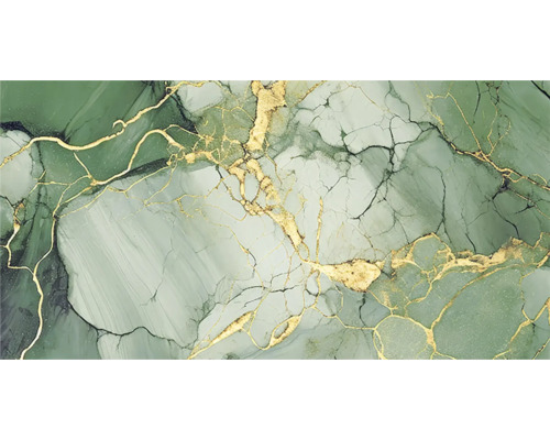 Dlažba imitace mramoru Gold Sparkle Green 60x120 cm