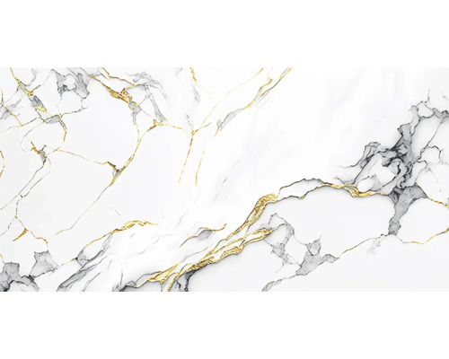 Dlažba imitace mramoru GOLD Statutario Gold 60x120 cm