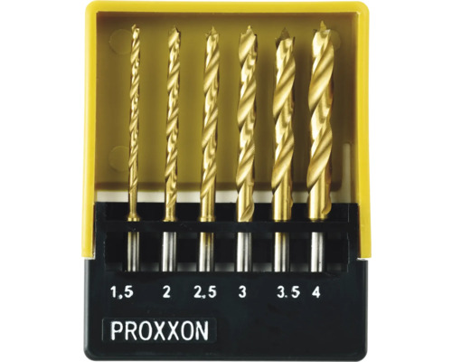 Sada vrtáků Proxxon se šesti HSS vrtáky různých velikostí