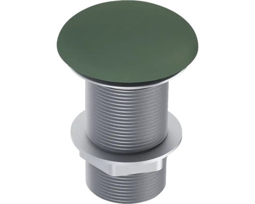 Výpusť Jungborn CLICK CLACK pro umyvadlo bez přepadu 1 1/4" forrest zelená 169447 Umyvadlová výpusť z kovu