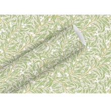 Dekorační látka se vzorem listů a bobulí