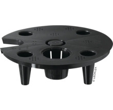 Černá vložka do květináče na bylinky Lechuza s otvory pro ventilaci