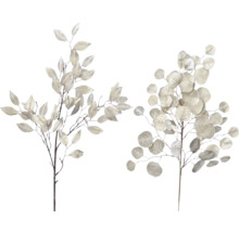 Dvě dekorativní větve s listy