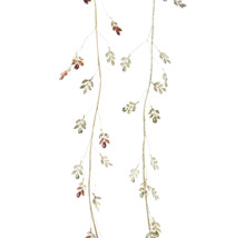 Dekorativní větev s listy a bobulemi k dekoraci