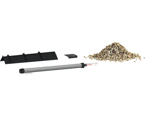 Sada příslušenství LECHUZA s vnitřní nádobou na rostliny, oddělovačem zeminy, ukazatelem hladiny vody a pěstebním substrátem