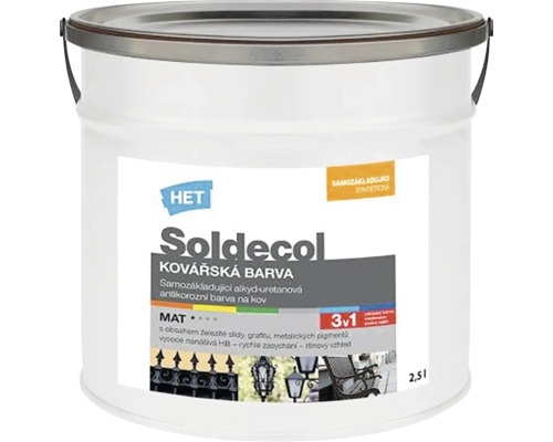 Soldecol Kovářská barva 2,5 l