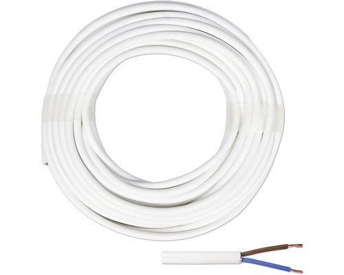 Bílý kabel v kruhu