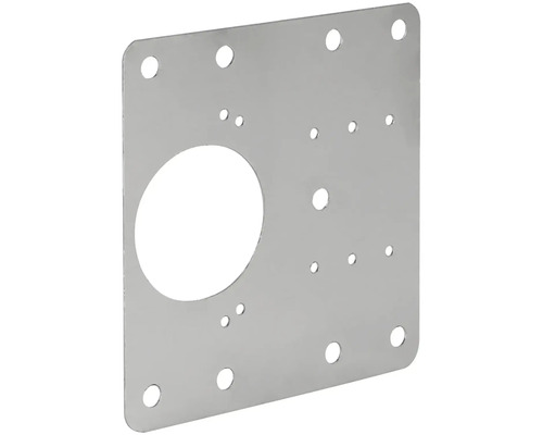 Kovová deska s různými vrtanými otvory