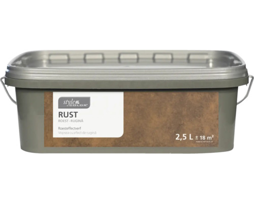 Tónovaná barva s efektem rzi StyleColor Rust 2,5 l Kbelík barvy s efektem rzi 2,5 litru