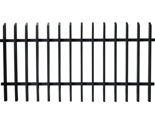 Kovový plot pro ohraničení pozemku