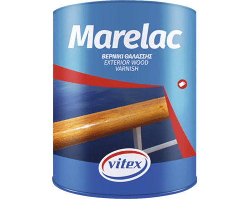 Lak na dřevo Vitex Marelac, bezbarvý lesk 2,5l Plechovka lazury na venkovní dřevo Marelac