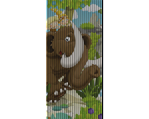 Designový akustický panel DIGI06V 1133x19x2400mm Závěs s dětským motivem, který znázorňuje mamuta a dítě