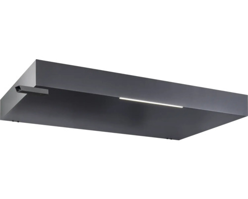 Šedé LED nástěnné svítidlo s obdélníkovým tvarem