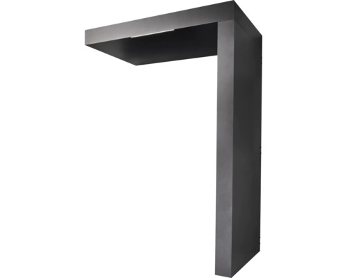 Černé venkovní svítidlo