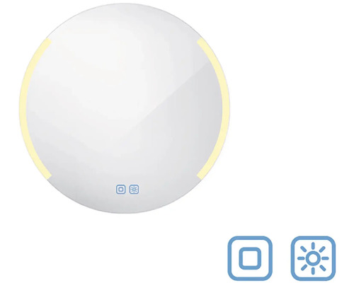 LED Kuleté zrcadlo s osvětlením Nimco ZP 16000 Ø 60 cm IP 44