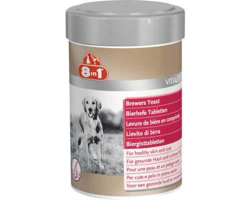 Kvasnice pivovarské 8in1 pro psy 260 tablet 8 in 1 pivovarské kvasnice tablety pro zdravou kůži a srst