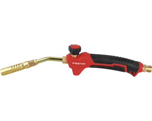Hořák na propan-butan Festa s výkonem 2 kW, 3 nástavce, 1,5m hadice G 3/8", 69918 Pájecí lampa Festa