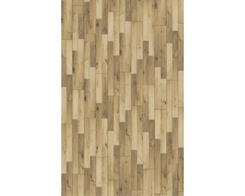 Položená laminátová podlaha imituje vzhled dřeva