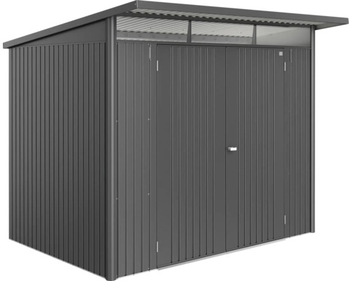 Zahradní přístřešek AvantGarde ECO velikost A5 tmavě šedá metalíza s dvoukřídlým