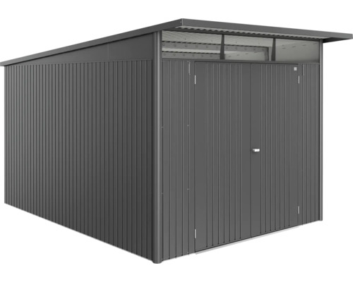 Zahradní přístřešek AvantGarde ECO velikost A8 tmavě šedá-metalická s dvojitými