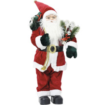 Figurka Santa Clause s pytlem dárků a příslušenstvím