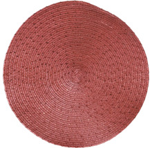 Kulatá prostírání z pleteného materiálu