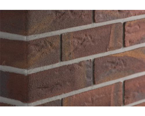 Elabrick obkladový kámen roh Kiel 24 x 7,1 cm Vnější Detail obkladových cihel s maltou