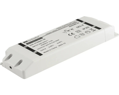 LED napájecí zdroj v bílém pouzdře