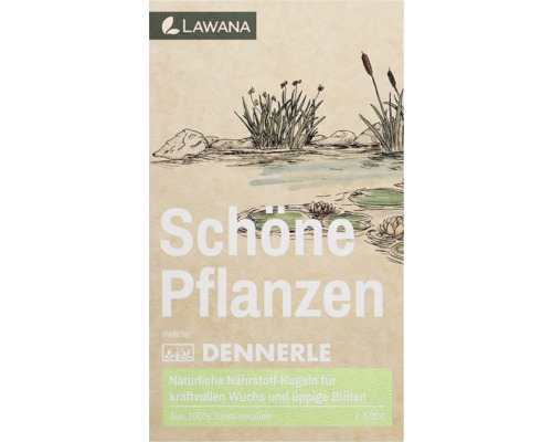 Hnojivo LAWANA Schöne Pflanzen 25 hnojicích kuliček 500 g Lawana Schöne Pflanzen živné kuličky balení