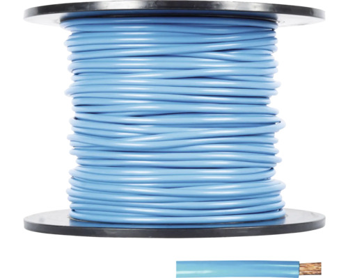 Žilový kabel H07 V-K 1G10 mm² modrá, metrážové zboží
