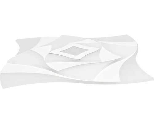 Abstraktní bílá nástěnná dekorace