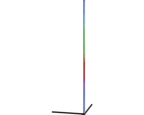 LED stojací lampa s barevným osvětlením