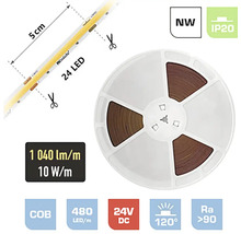 LED pásek na cívce, neutrální bílá, stupeň krytí IP20