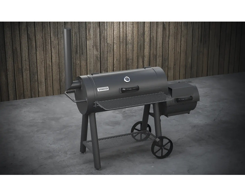 Gril s udírnou s udicí věží a odkládací plochou