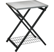 Skládací stolek s odkládací mřížkou