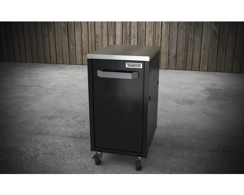 Grilovací skříňka Tenneker s kolečky a pracovní deskou z nerezové oceli