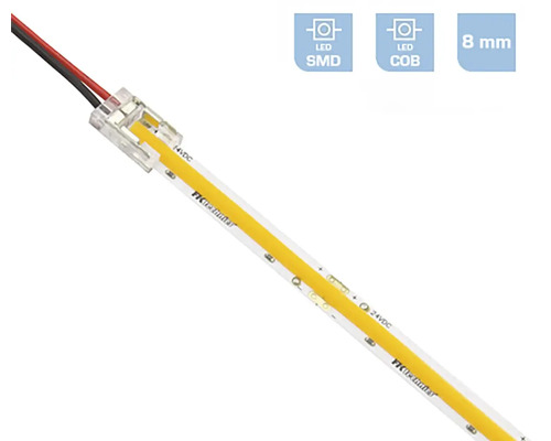 LED SMD COB světelná lišta o šířce osm milimetrů