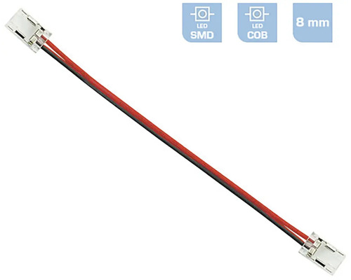 Propojovací kabel LED pro LED pásky SMD a COB, 8 mm