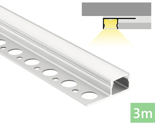 Profil FK technics 4739508-S pro LED do obkladu 3m - koncová
