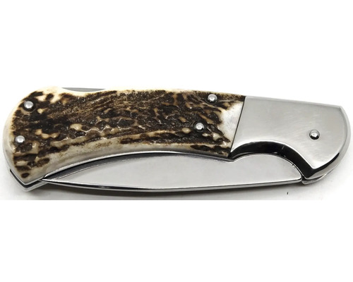 Kapesní nůž s rukojetí z jeleního parohu