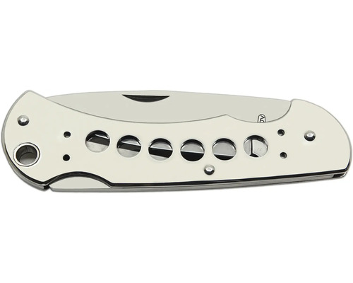 Kovový zavírací nůž s otvory