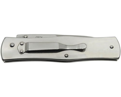Stříbrný kapesní nůž s klipem