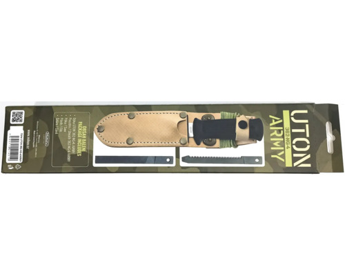 Nůž Uton Army s pouzdrem, pilou a pilníkem