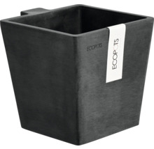 Čtvercový květináč s logem EcoPots