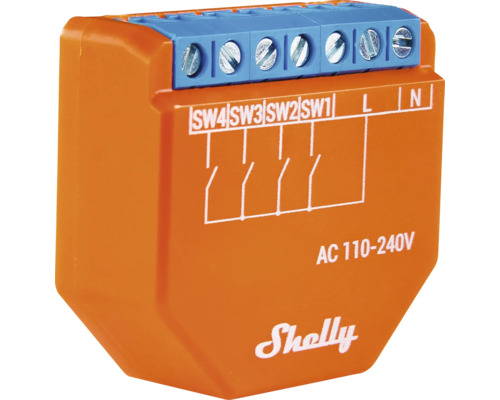 Řídicí jednotka chytré domácnosti Shelly