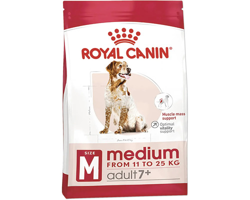 Suché krmivo Royal Canin pro středně velké psy od 7 let s kuřecím masem, 11 až 25 kilogramů