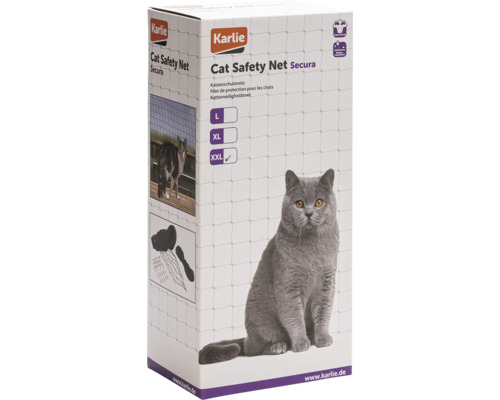 Karlie Ochranná síť pro kočky Secura balení s obrázkem kočky