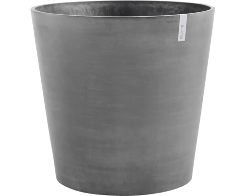 Květináč Ecopots Amsterdam plastový Ø 95,2 cm 100,2 x 100,2 x 88,7 cm šedý Šedý květináč do zahrady